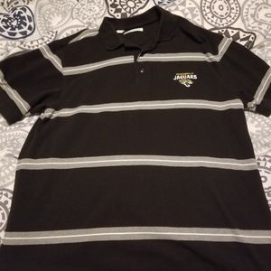Mens Jacksonville Jaguars Large Black Polo